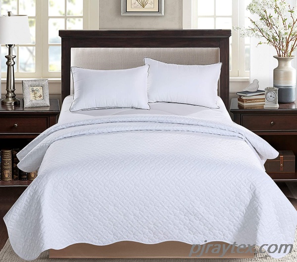 white quilts, summer quilt, pinsonic ,bedcovers, bedspread
