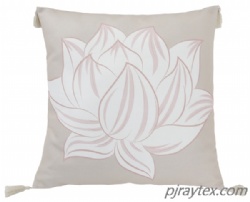 Decorative Printed Linen Looking  Throw Pillow Covers/Cushion Covers with Tassels