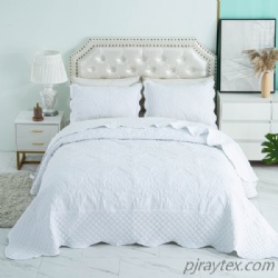 Embroidery Bedding Set 3pcs with Joint Border