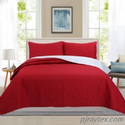 Durable Ultrasonic Embossing Lightweight Quilt Set