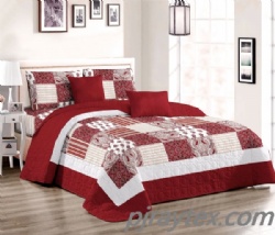 Printing Patchwork Quilt Set Reversable