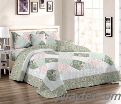 Printing  Patchwork 3pcs Quilt Set