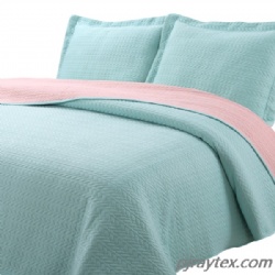 Wholesale Ultrasonic Bedspread Oversized BedCover Set in China