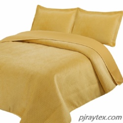 Poly-Velvet Lavish Design Quilt Set with Brushed Microfiber