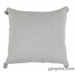 Decorative Square Throw Pillow Covers, Modern Cushion with Tassels