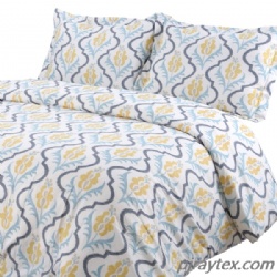 3-Piece Duvet Cover Set with Soft Brushed Microfiber Fabric