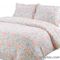 Ultra Soft Microfiber Printed Bedding Set with Zipper Closure