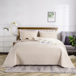 Microfiber Stitching Quilt Set 3pcs